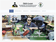 Tablet Screenshot of oeber.at